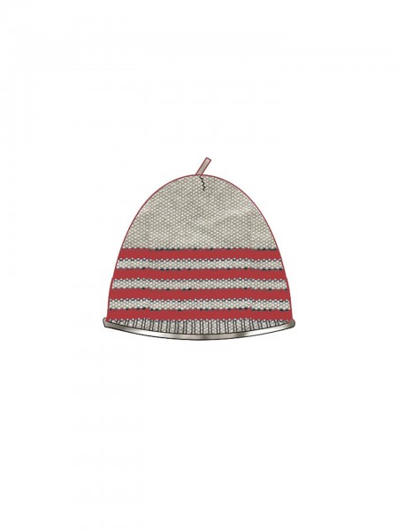 Gorro tricotado algodo