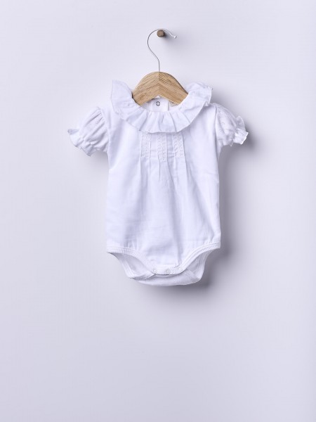 Ruffled bodysuit