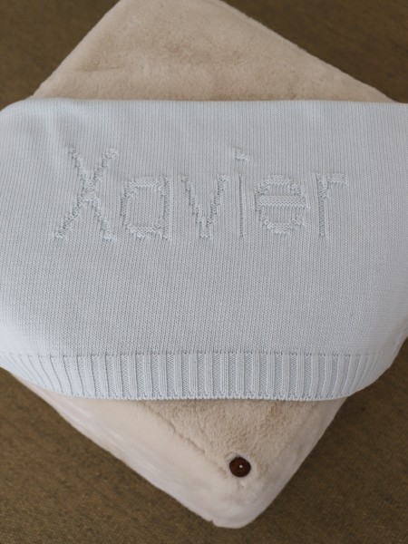 Wool/acry. custom blanket