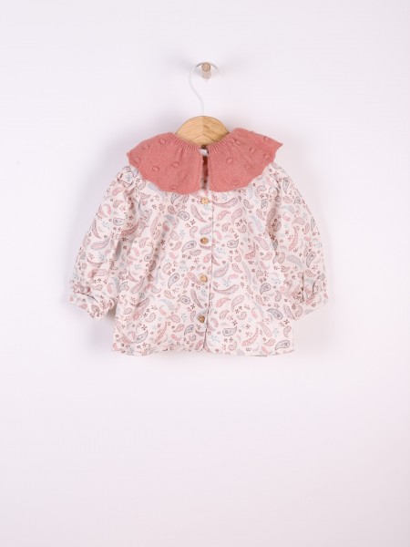 Cornucopia print blouse