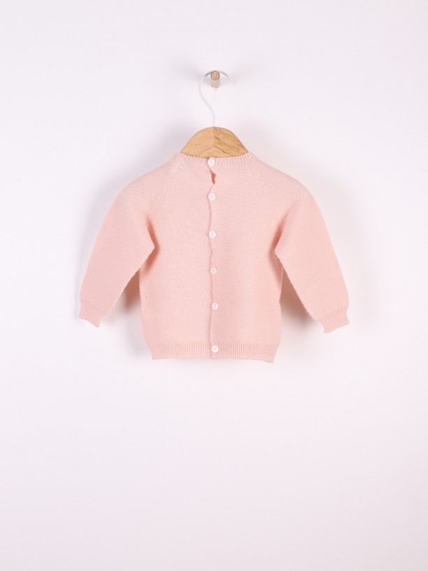 Knitted wool sweater