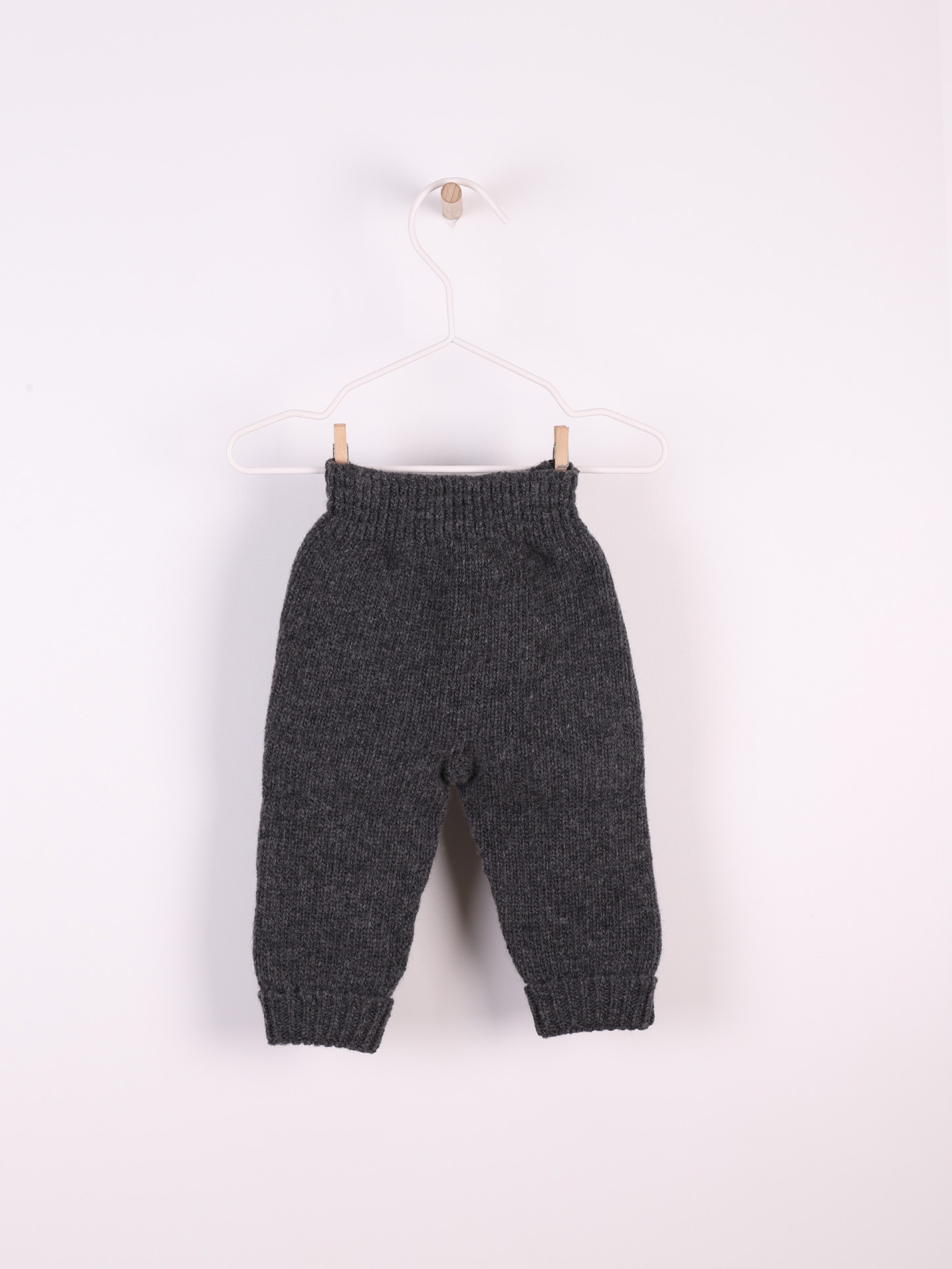 Calças tricotadas lã