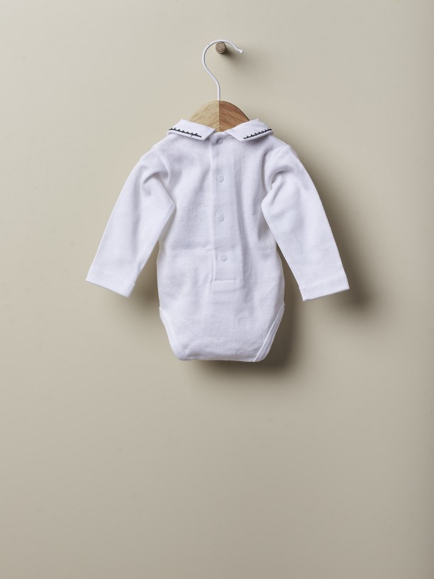 V-neck bodysuit