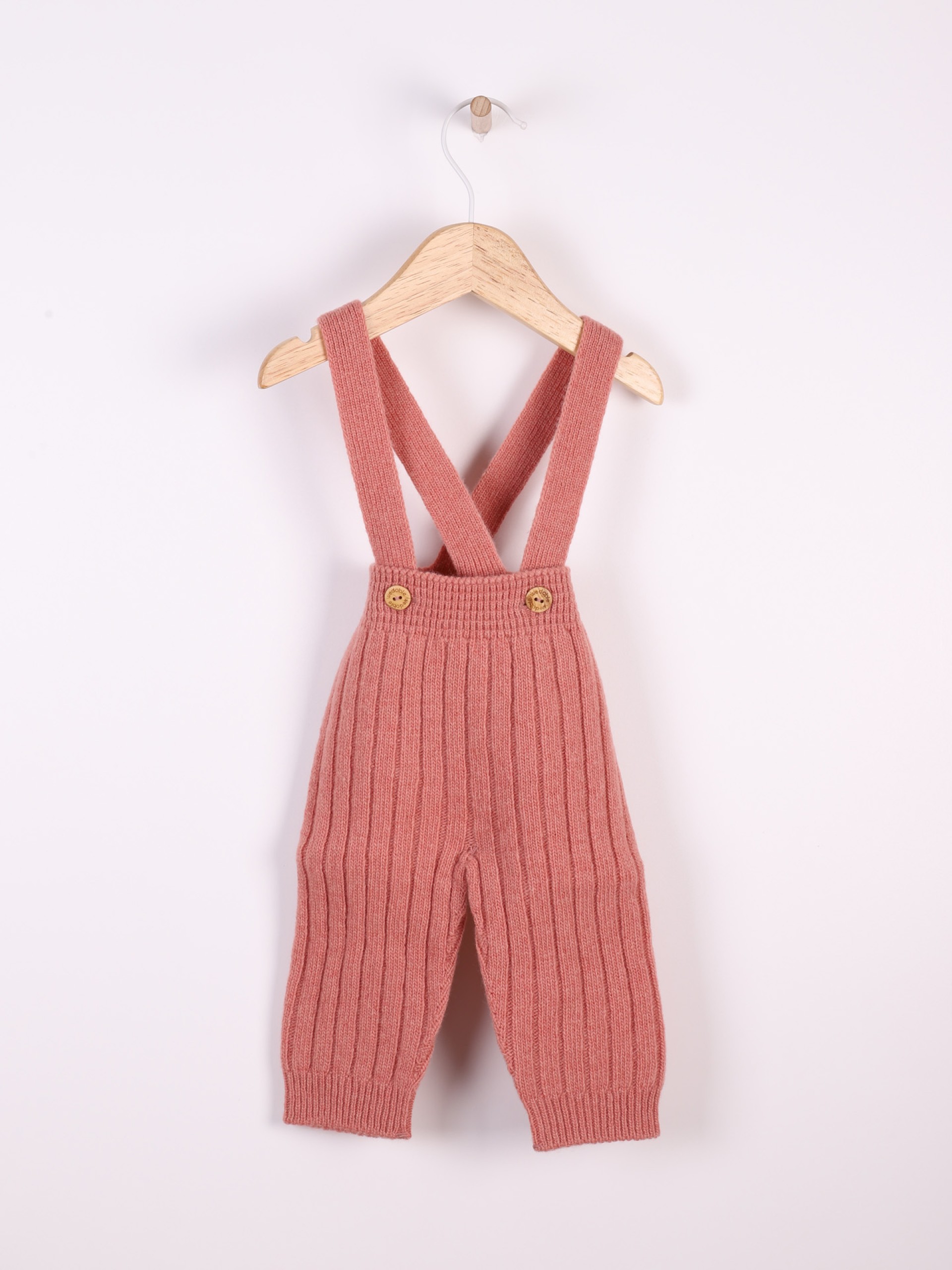 Knitted wool trousers