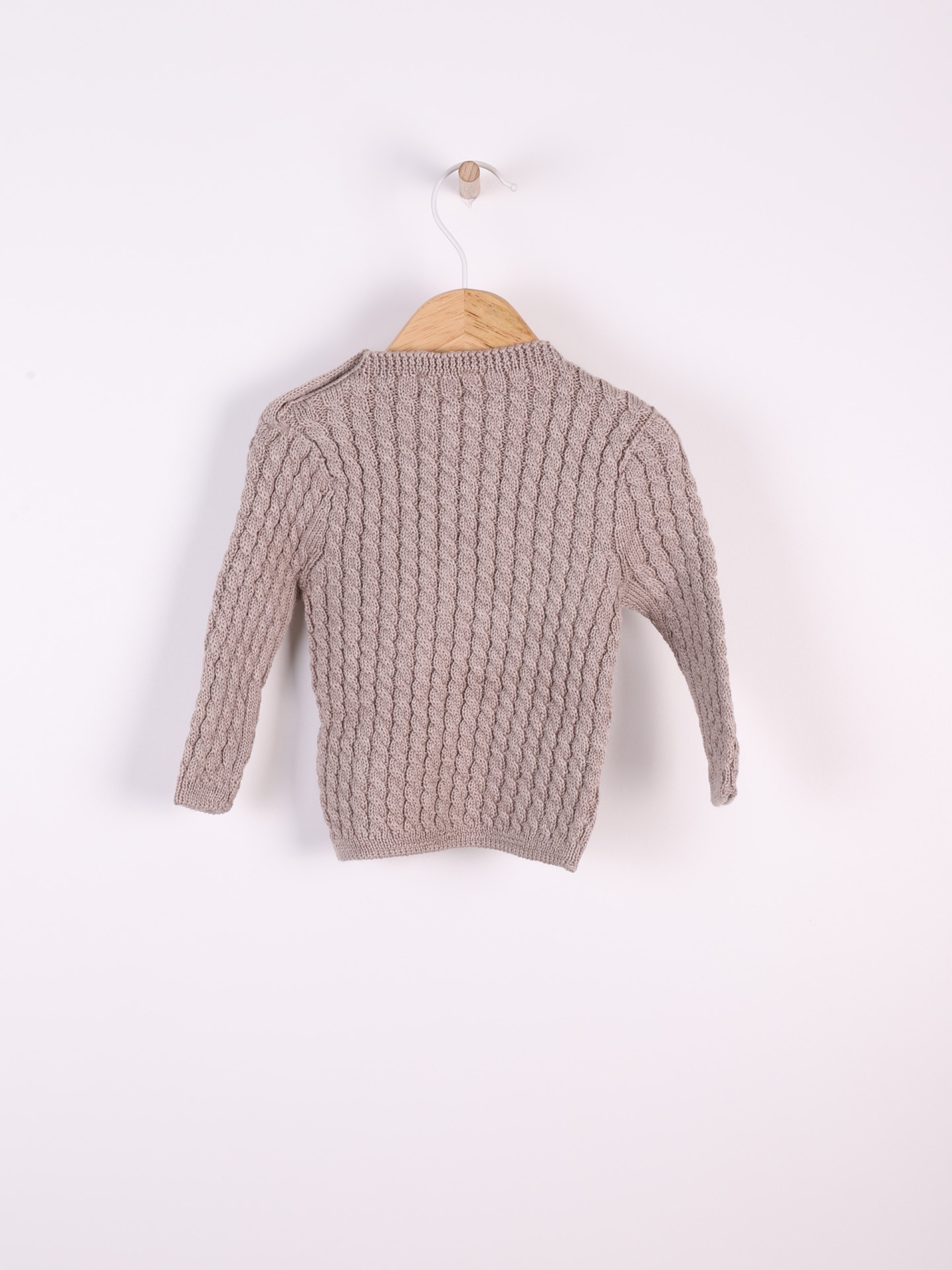 Knitted wool sweater