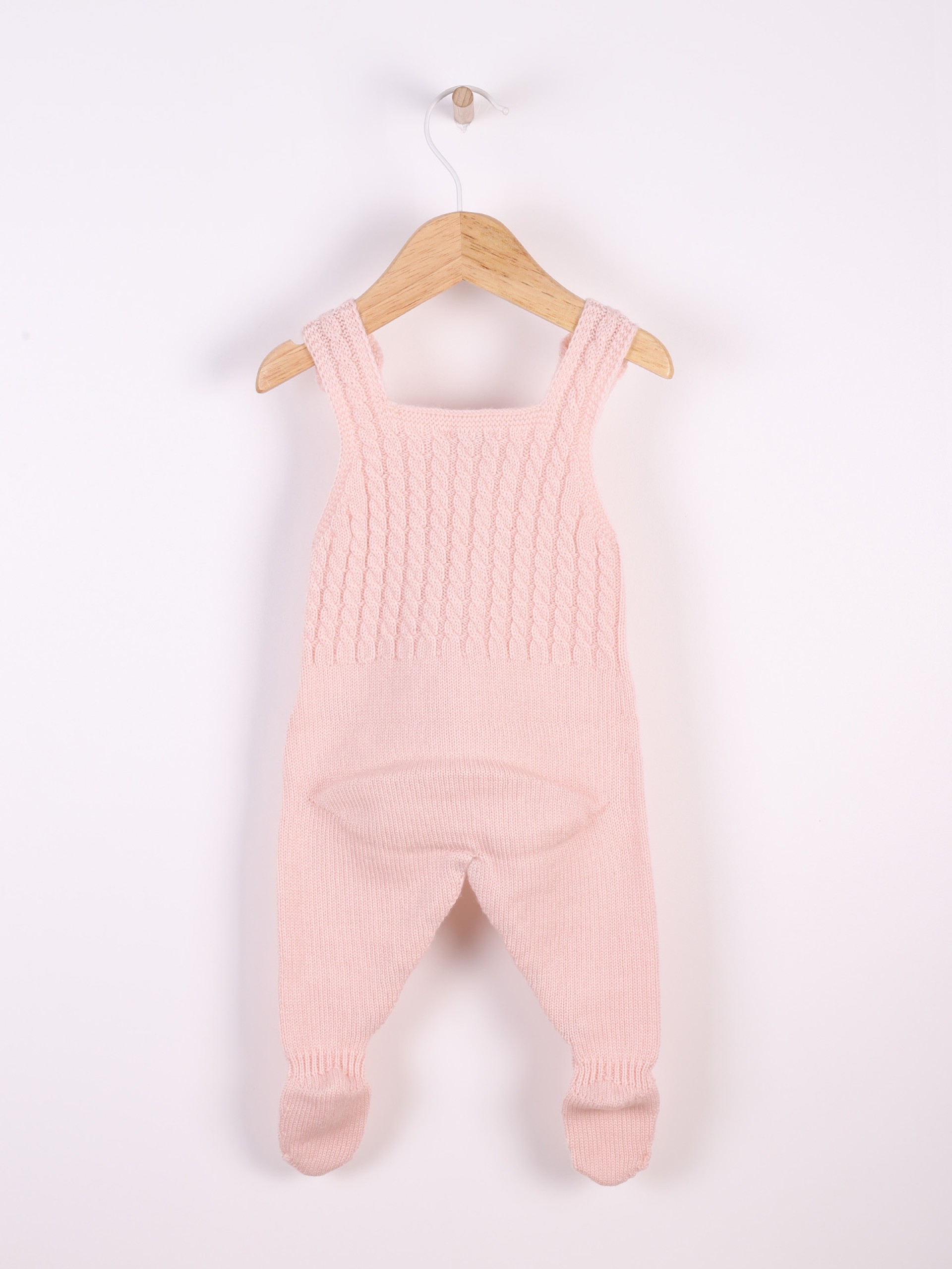 Jardineiras tricotadas lã