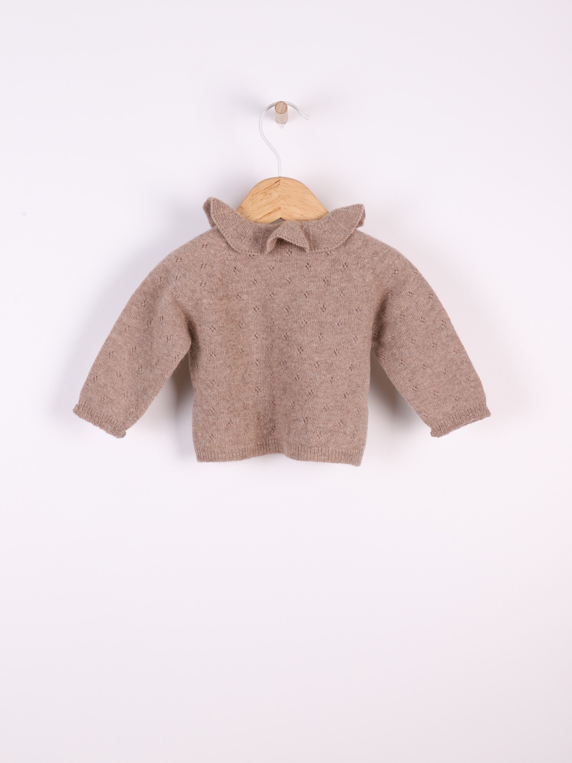 Casaco tricotado lã