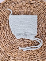 Knitted cotton bonnet Knitted cotton bonnet