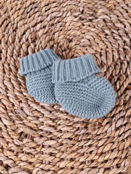 Knitted wool booties