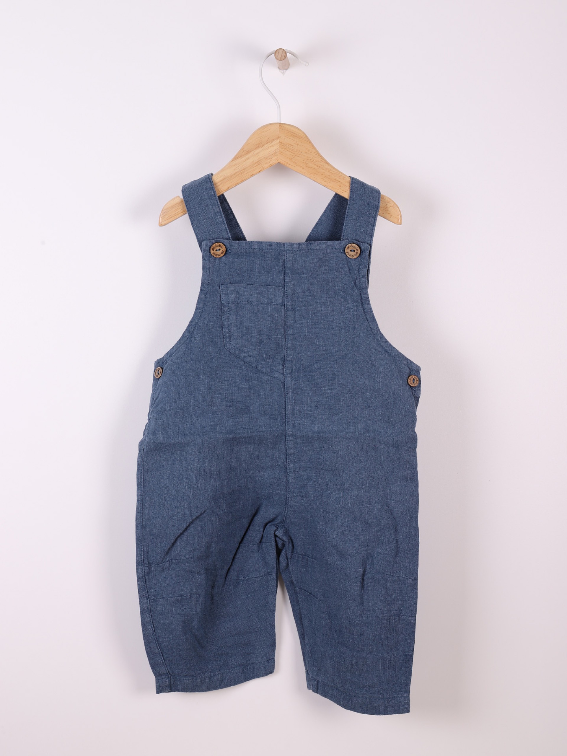 Linen dungarees
