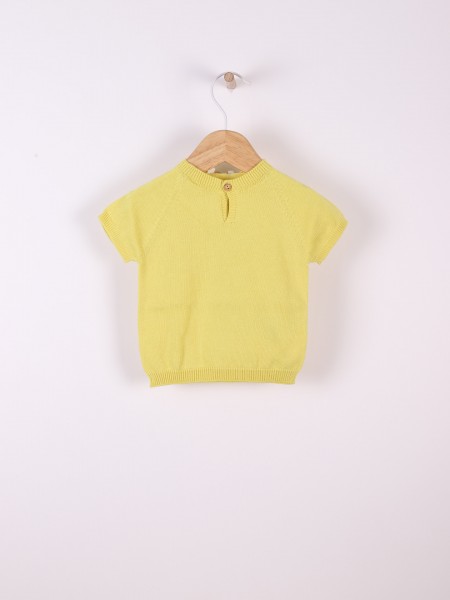 Short-sleeved sweater