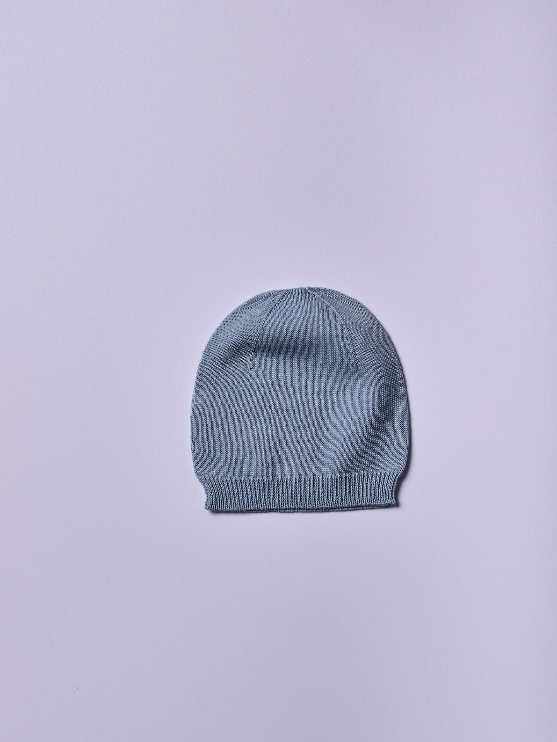 Knitted cotton beanie