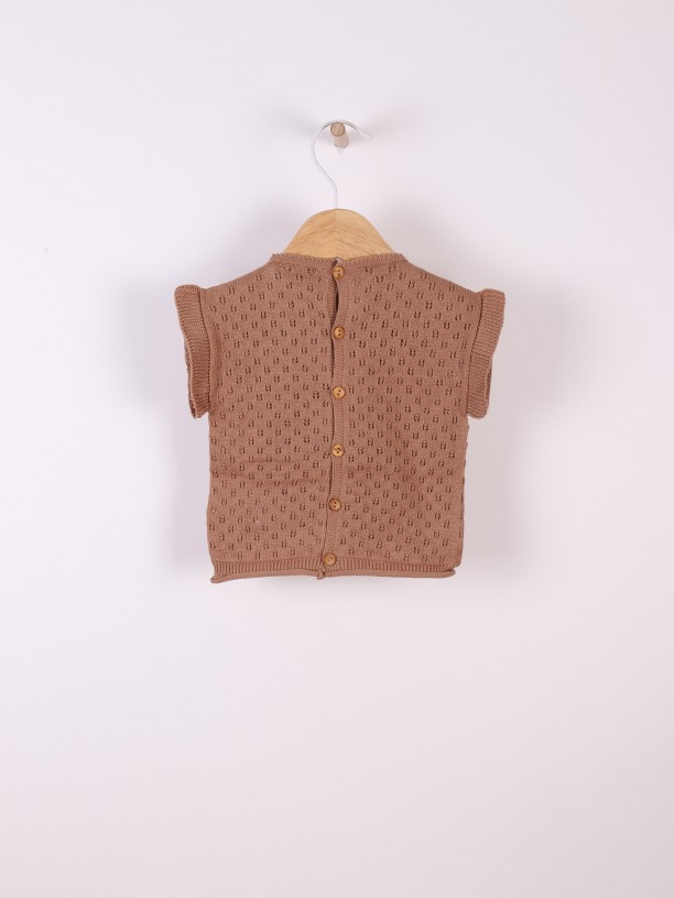 Camisola tricotada