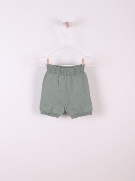 Cotton knitted shorts