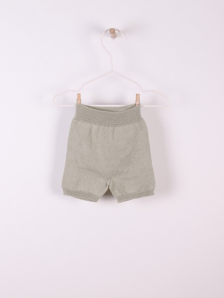 Cotton knitted shorts