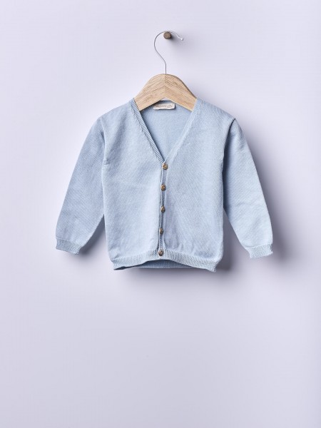 V-neck cardigan