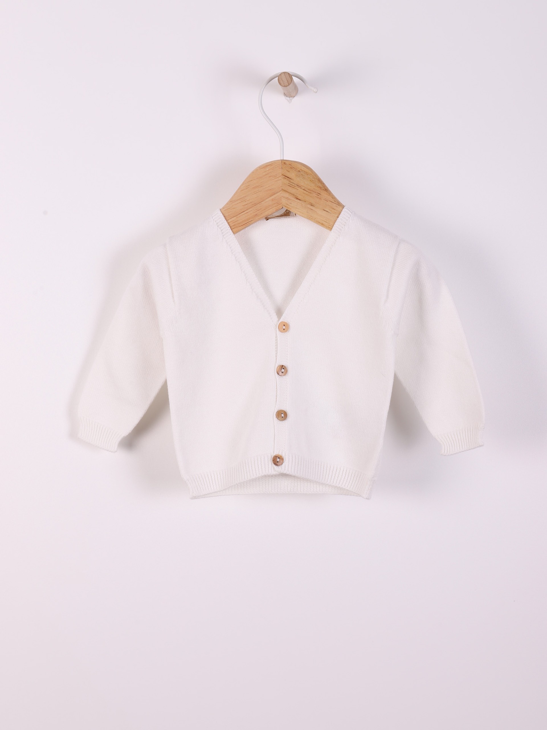 Casaco com decote em V