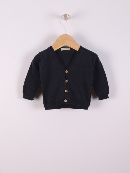 V-neck cardigan