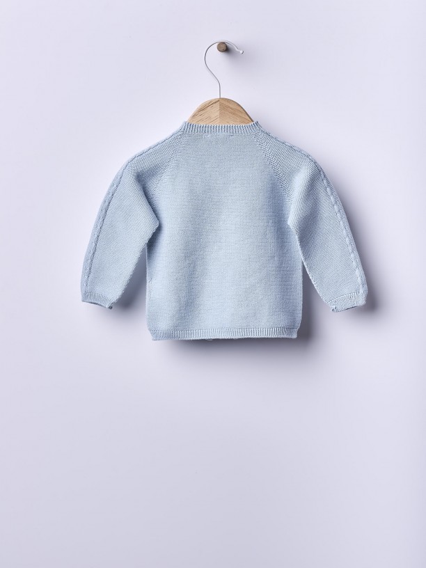 Round-neck cardigan Round-neck cardigan