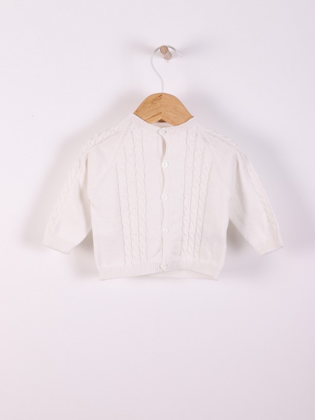 Organic cotton cardigan Organic cotton cardigan