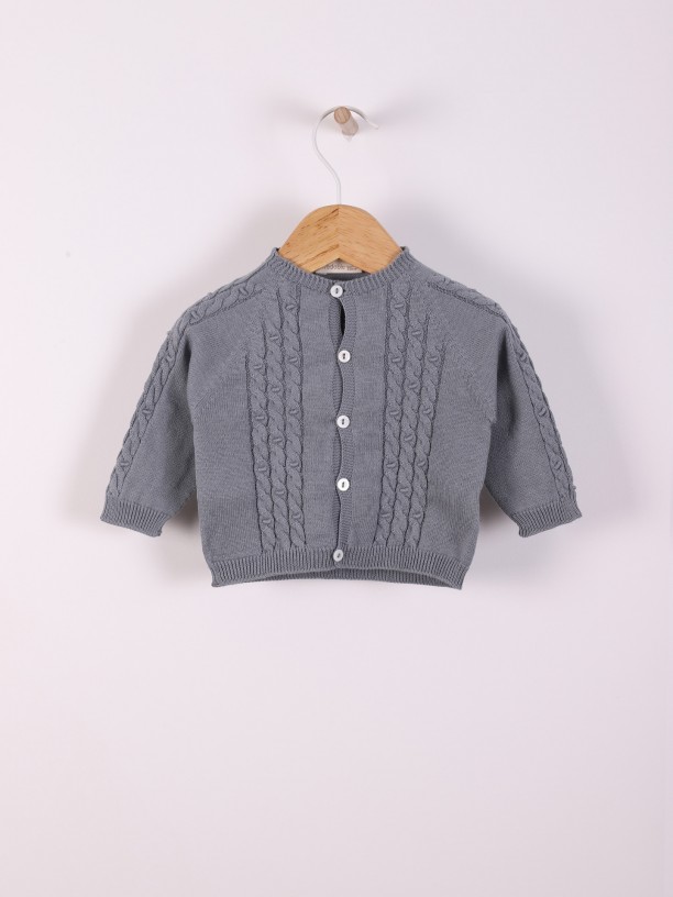 Organic cotton cardigan