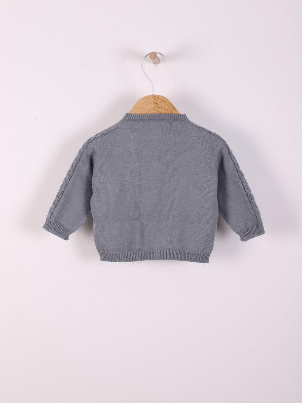 Organic cotton cardigan