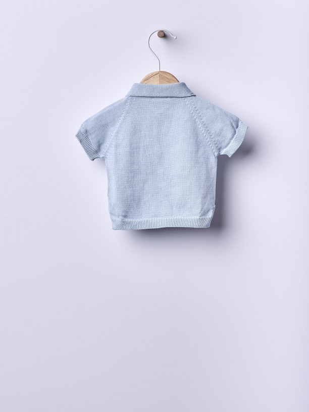 Cotton polo sweater Cotton polo sweater