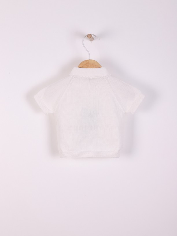 Cotton polo sweater Cotton polo sweater