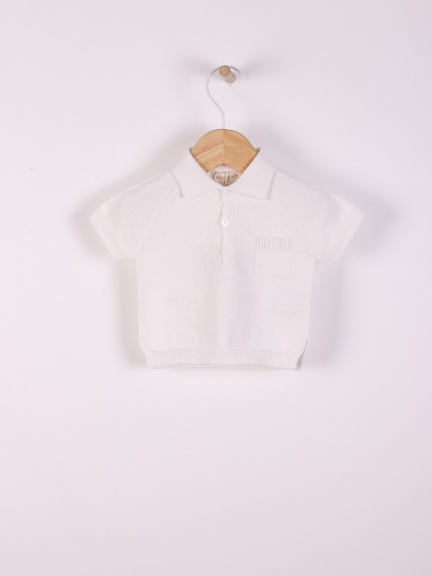 Cotton polo sweater Cotton polo sweater