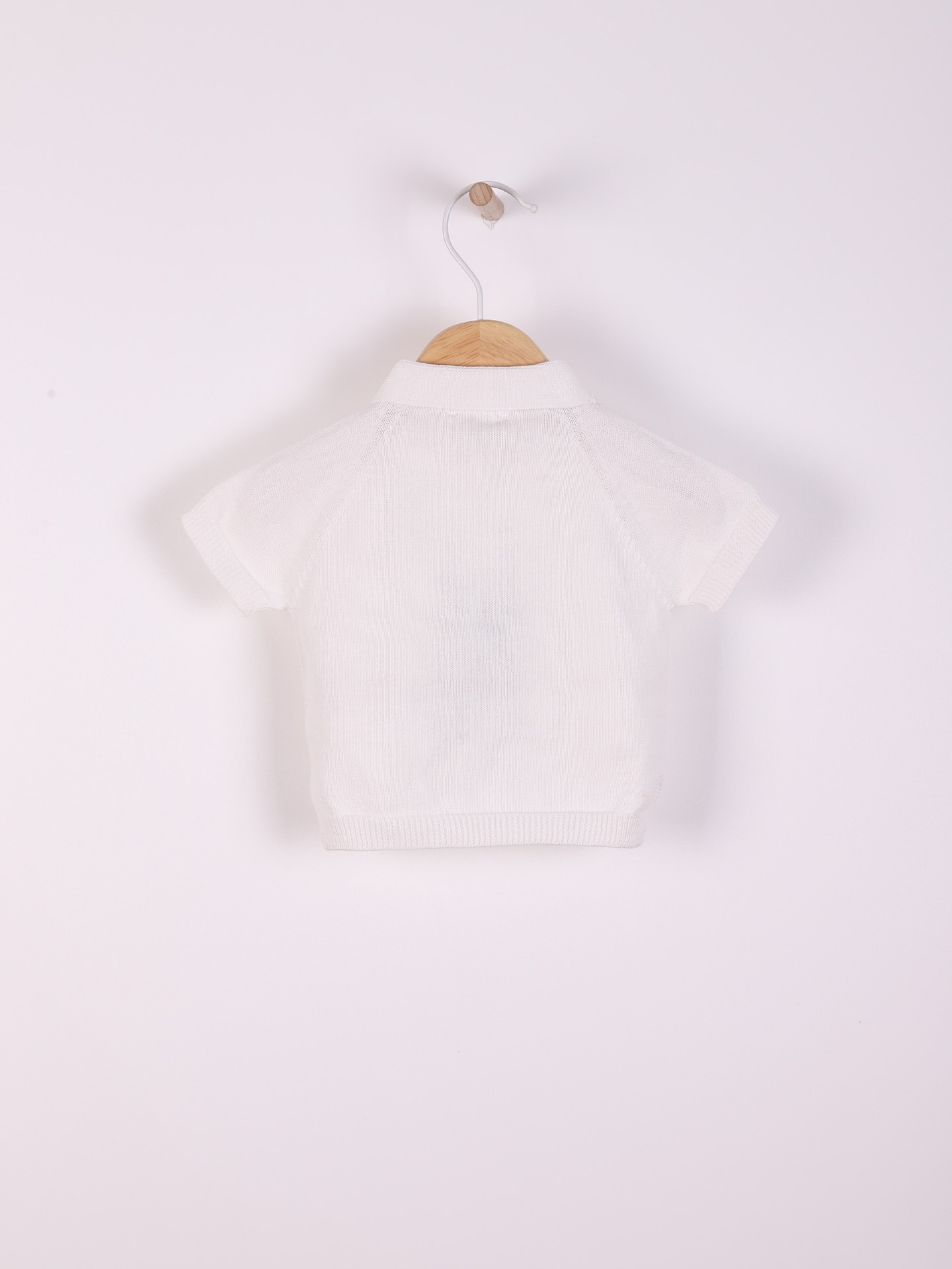 Cotton polo sweater