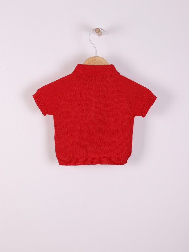 Cotton polo sweater Cotton polo sweater
