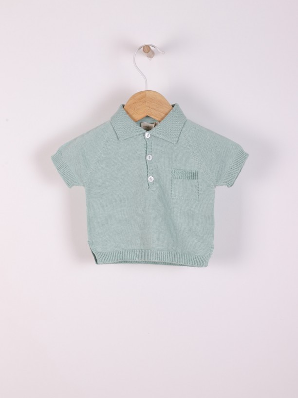 Cotton polo sweater Cotton polo sweater