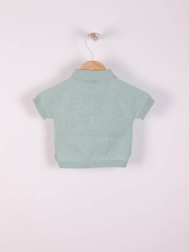 Cotton polo sweater Cotton polo sweater