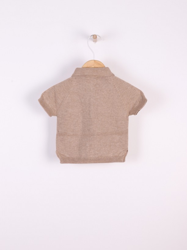 Cotton polo sweater Cotton polo sweater