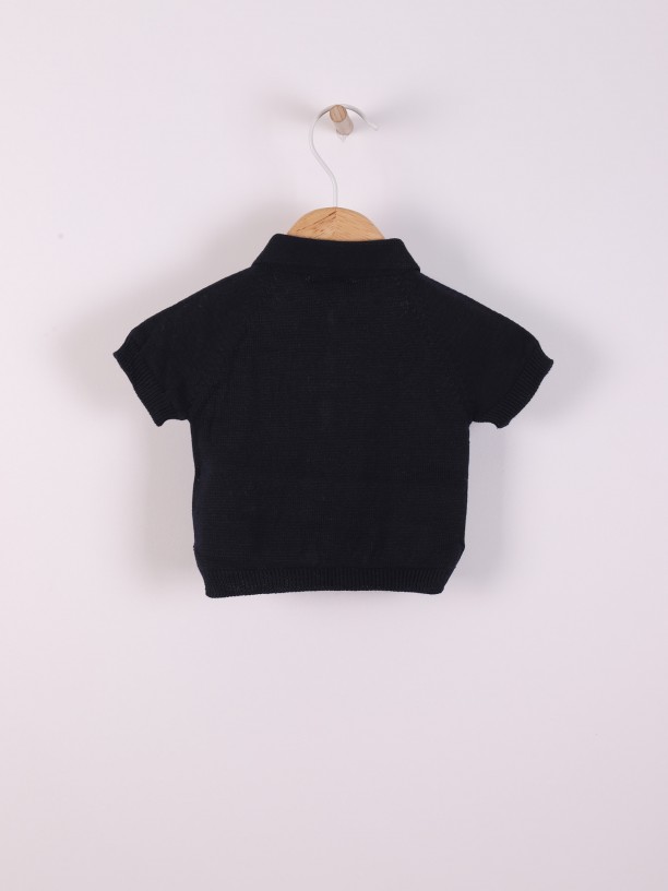 Cotton polo sweater Cotton polo sweater