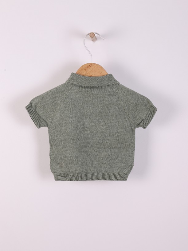 Cotton polo sweater Cotton polo sweater