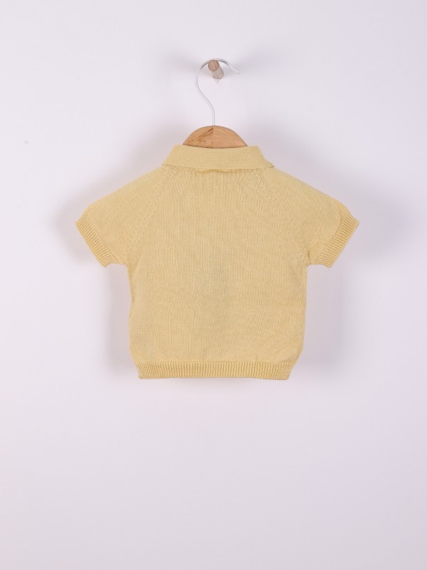 Cotton polo sweater Cotton polo sweater