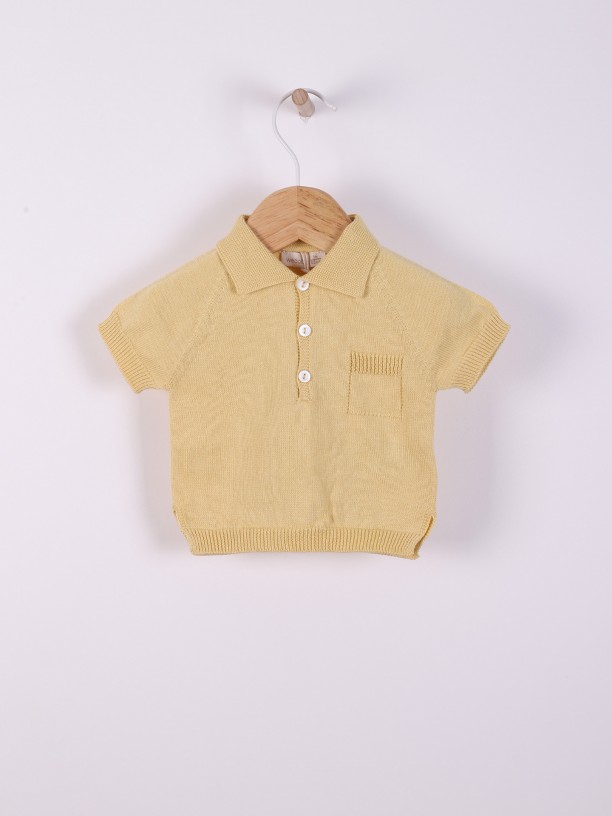 Cotton polo sweater Cotton polo sweater