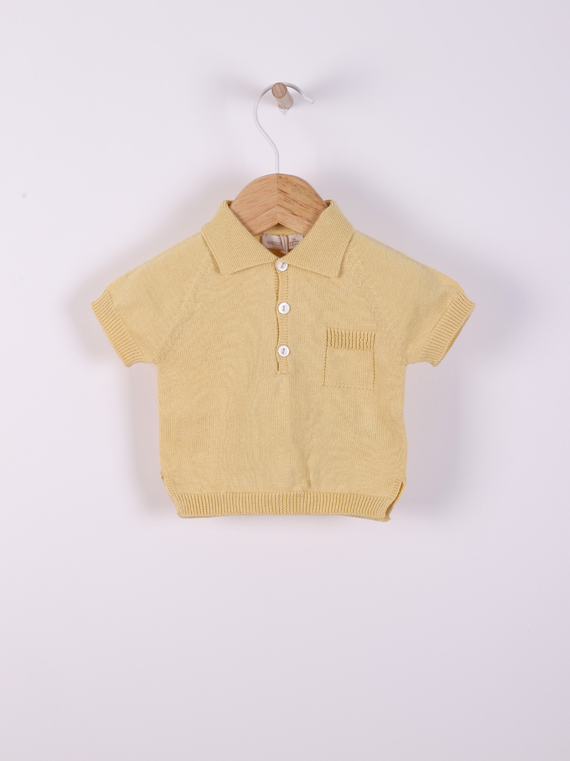Camisola polo algodão