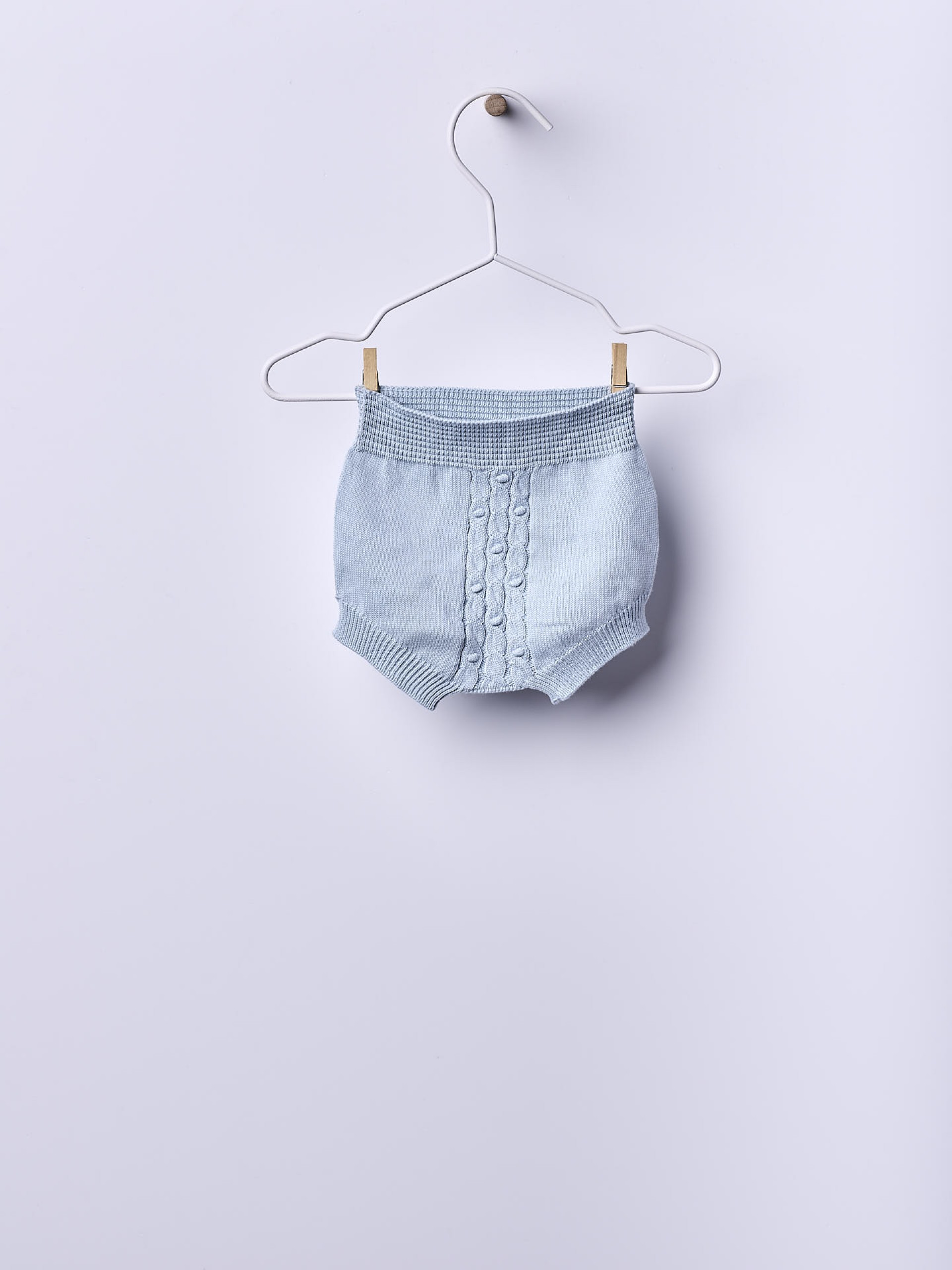 Tapa fralda tricotado