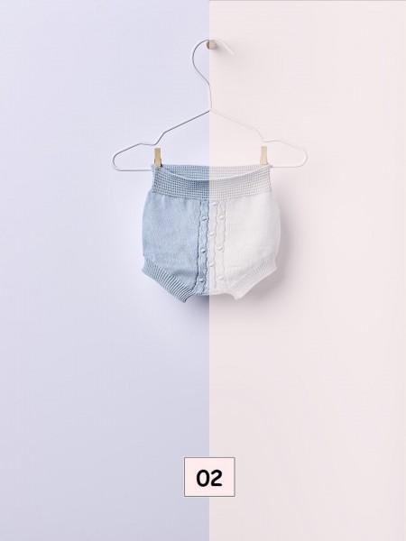 Tapa fralda tricotado