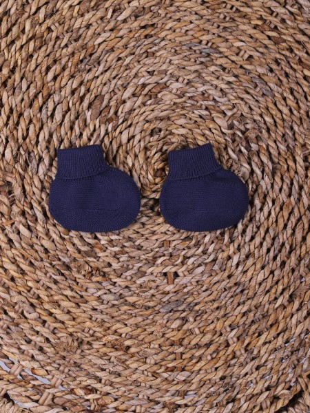 Fine knitted booties