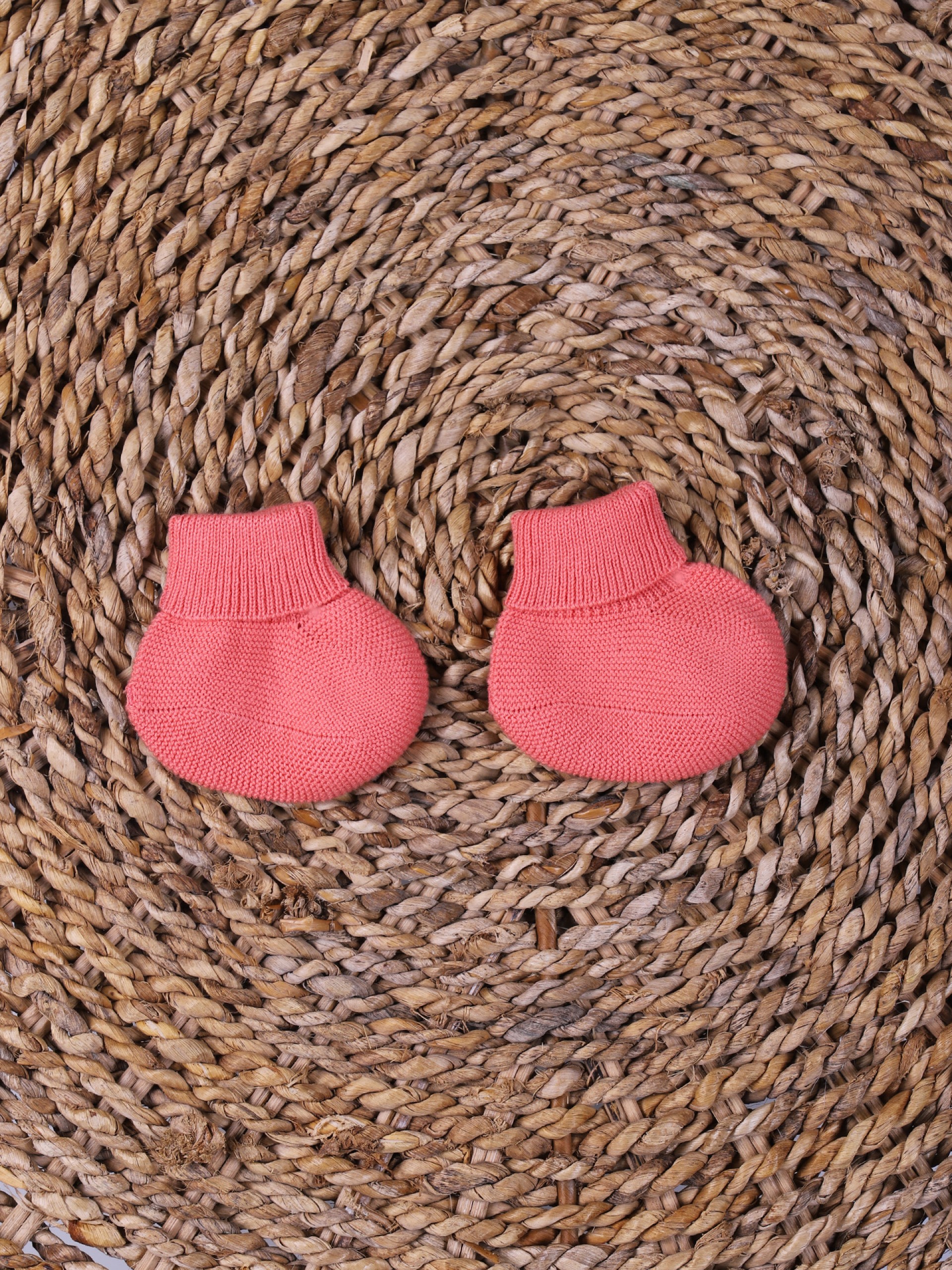 Fine knitted booties