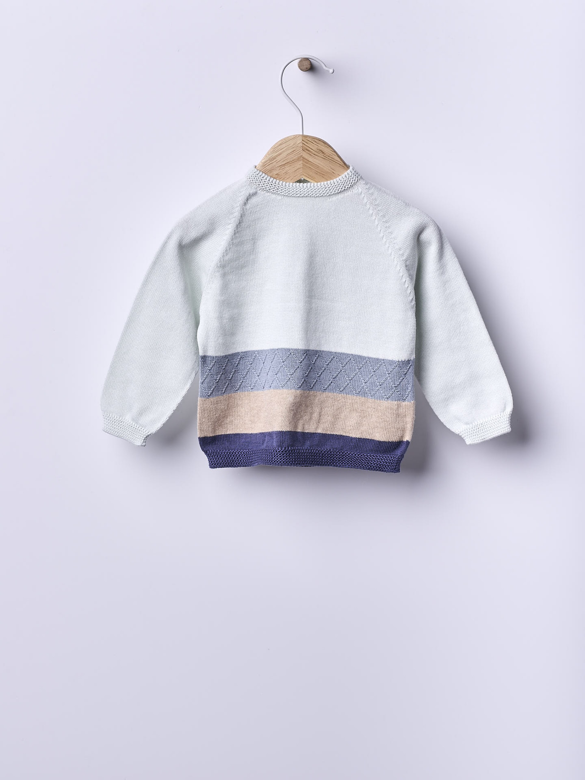 Knitted cotton sweater