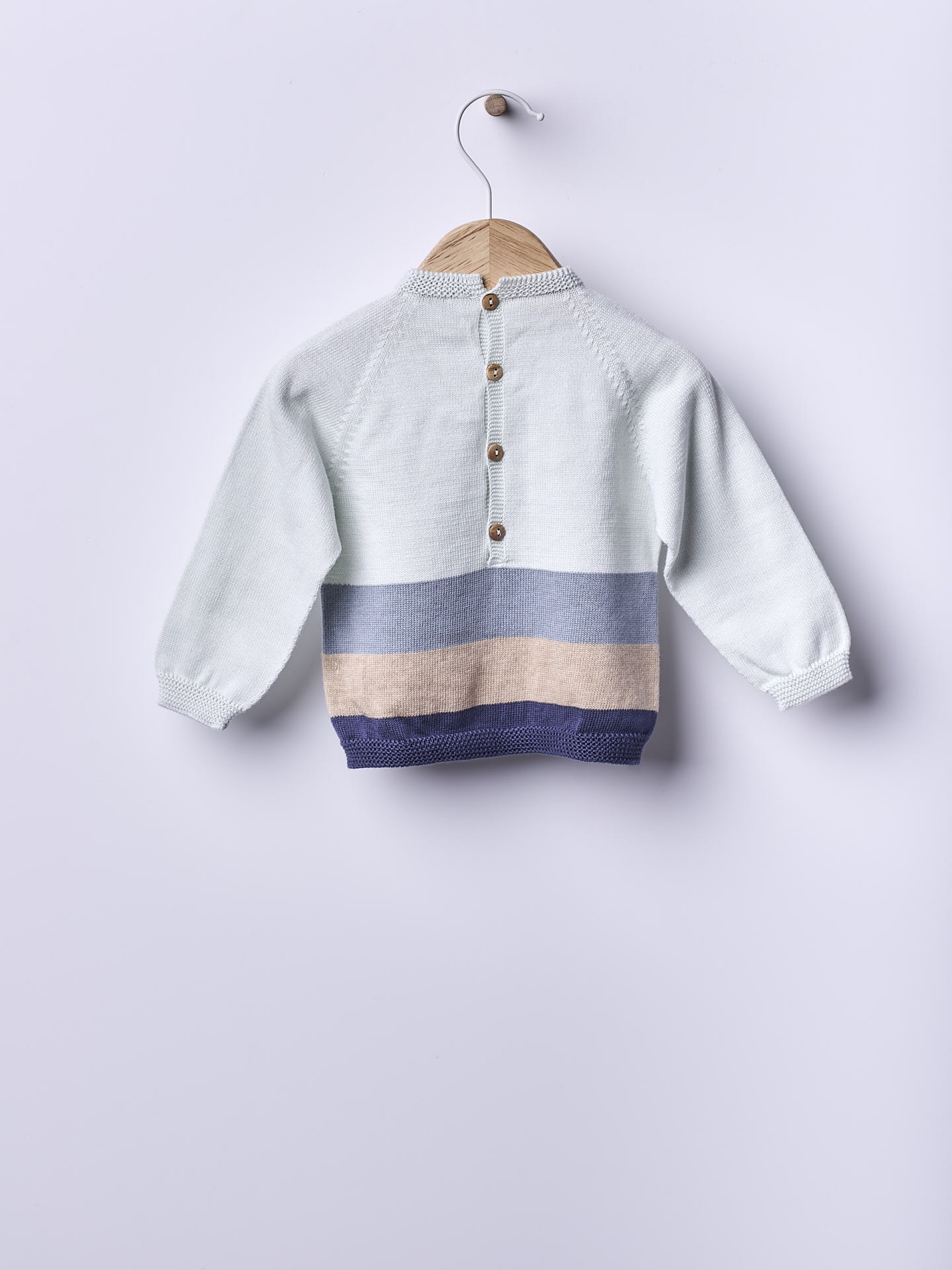 Knitted cotton sweater