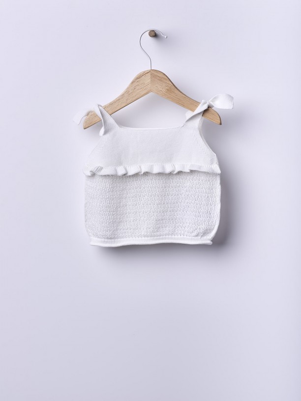Camisola de alças Camisola de alças