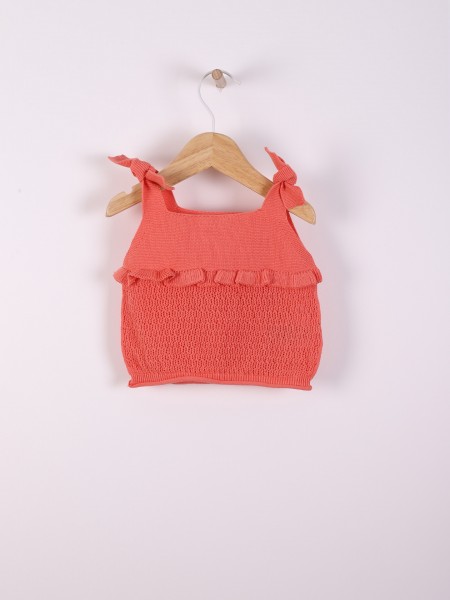 Shoulder straps sweater