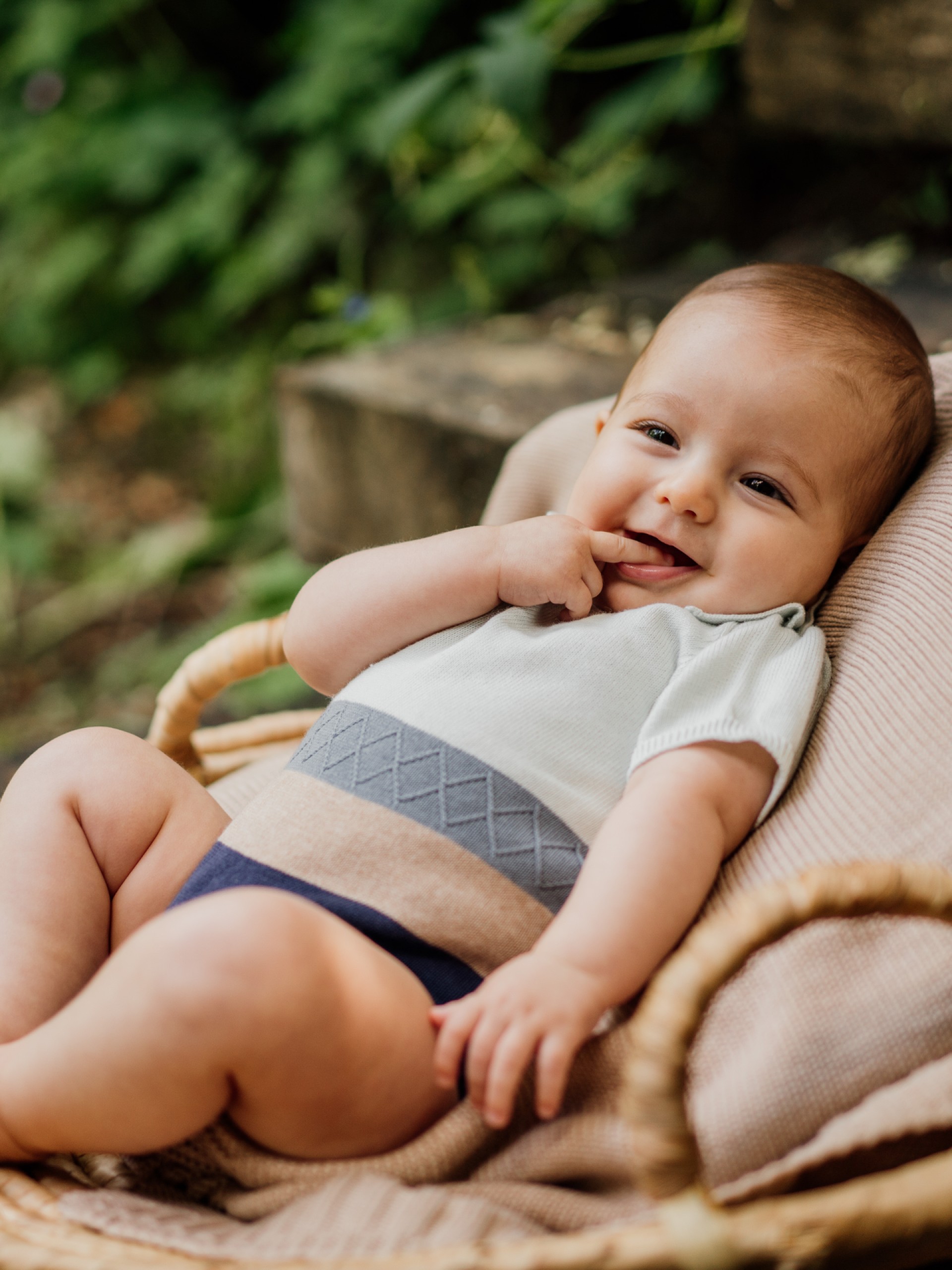 Knitted cotton shortie