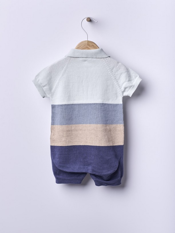 Knitted cotton shortie Knitted cotton shortie