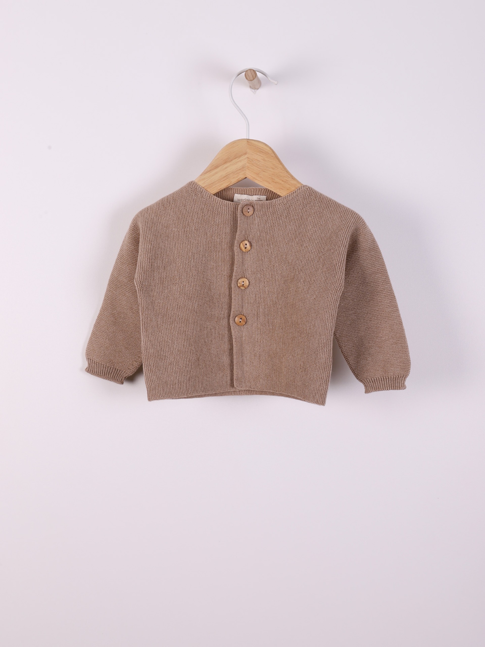 Organic cotton cardigan